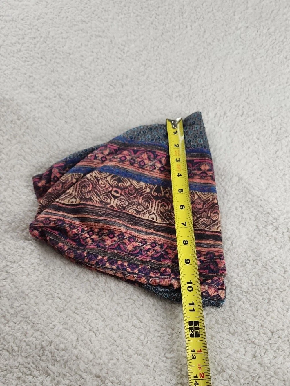 Boho Multicolor Patterned Head Scarf Headband Yoga Workout